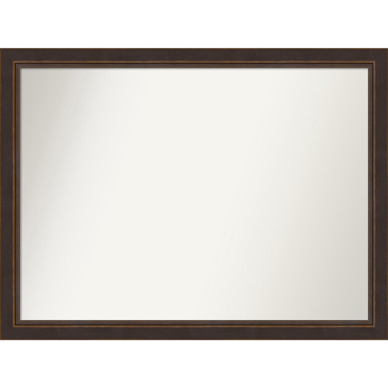 Ramsses Solid Wood Wall Mirror, Rectangle, 36.5" x 48.5"