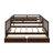 Full-Over-Full Bunk Bed With Ladders And Drawers-895607693