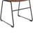 Faux Leather Upholstered Metal Side Chair-64827203