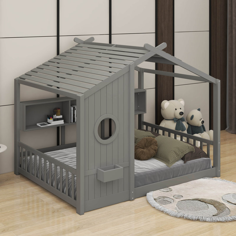 Lit double pleine grandeur, Gris