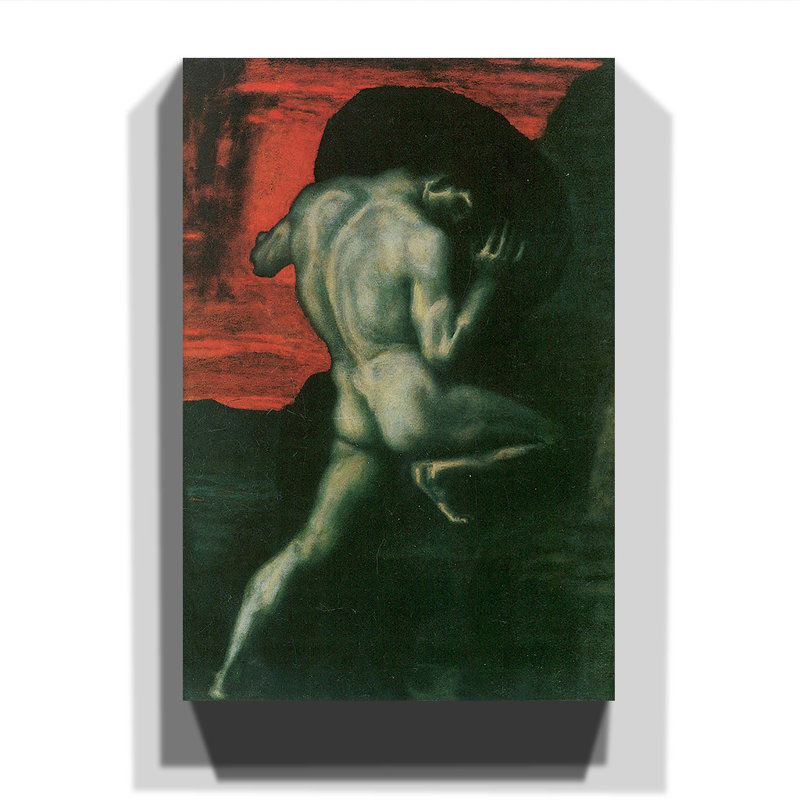 Franz Stuck - Wrapped Canvas Painting, 60cm H x 40cm W