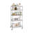 36'' W 5-Tier NSF-Certified Steel Shelving with Wheels