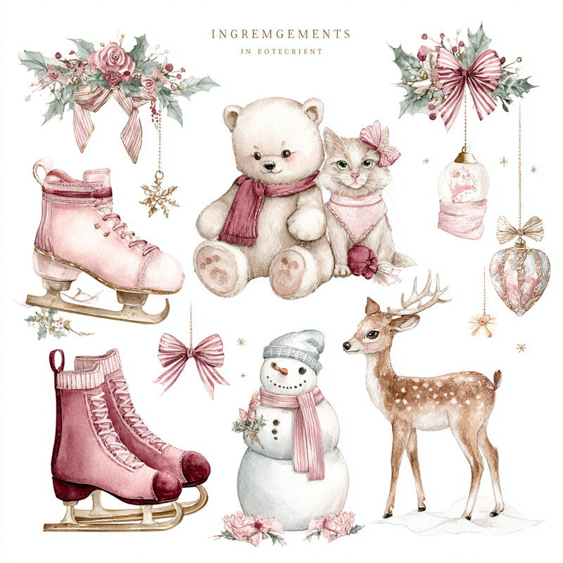 "Pink Winter Elements" V, art mural sur toile tendue, H 40 po x l 40 po