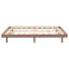 Base de lit plateforme flottante de conception moderne pour couleur blanc délavé-460173285-460173290