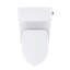 TOTO Redington 1G One-Piece Elongated 1.0 GPF WASHLET+ and Auto Flush Ready Universal Height Toilet with CEFIONTECT and SS124 SoftClose Seat, Bone - MS672124CUFG#03-1618280883-1618280884
