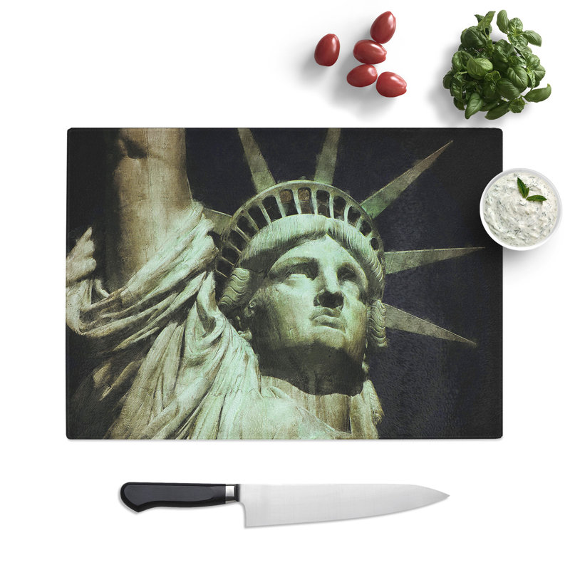 The Statue of Liberty Vol.2 Chopping Board, 0.4cm H x 20cm W x 28.5cm L