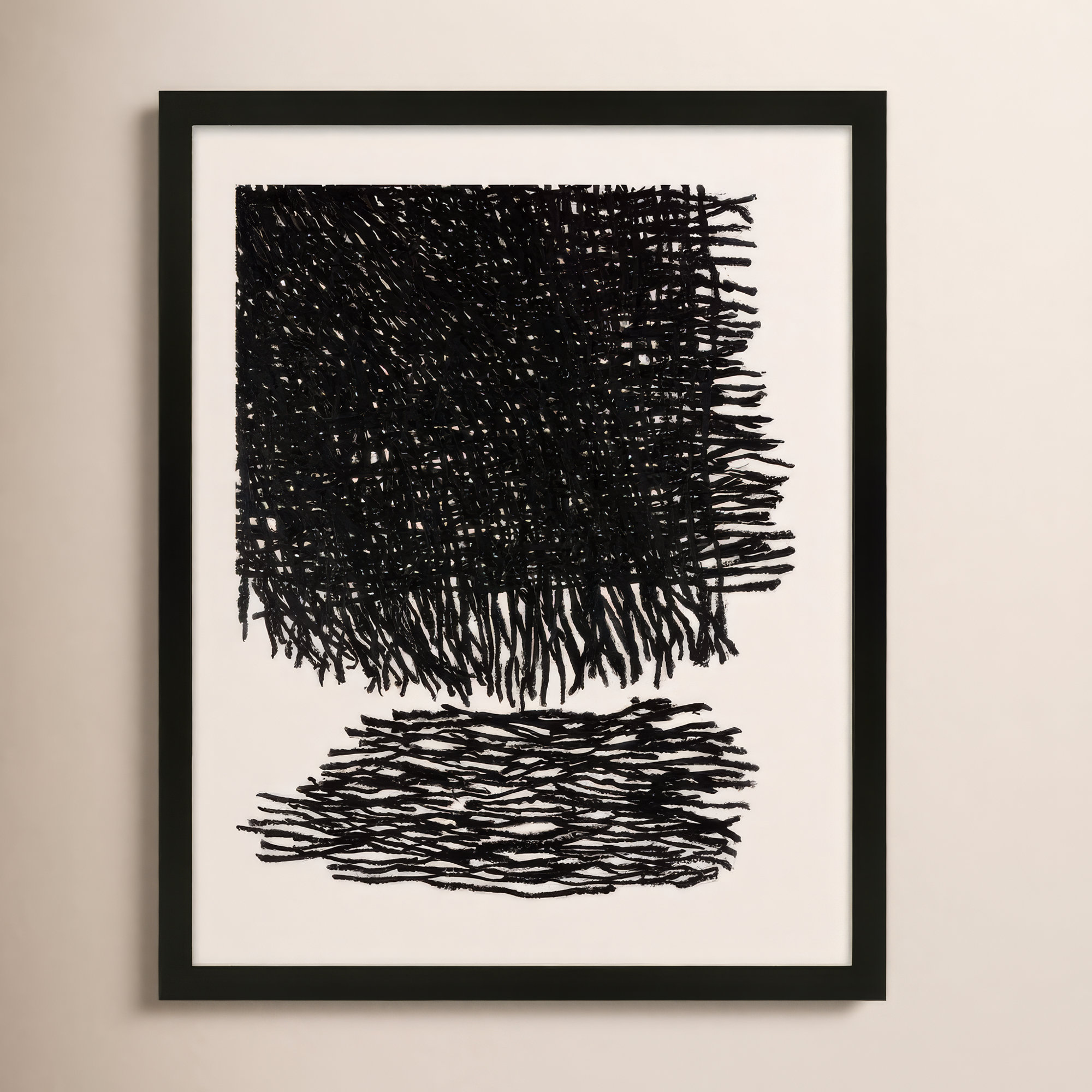 Passing Storm by Stephanie Dennis, 20" H x 16" W  x 1.25" D, Black