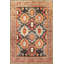 Tapis jaune lavable à motif tissé traditionnel-1888073505