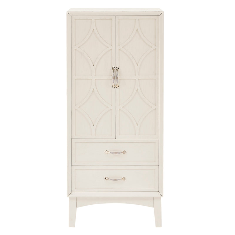 Buffet Mid-Century, Blanc antique
