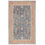 Tapis bleu / orange en laine touffeté à la main Lindsay-679981468