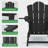 Ayanda HDPE Folding Adirondack Chair With Dual Cup Holder(Set Of 4)-144570192