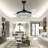 Bipnesh Ceiling Fan with Light Kit