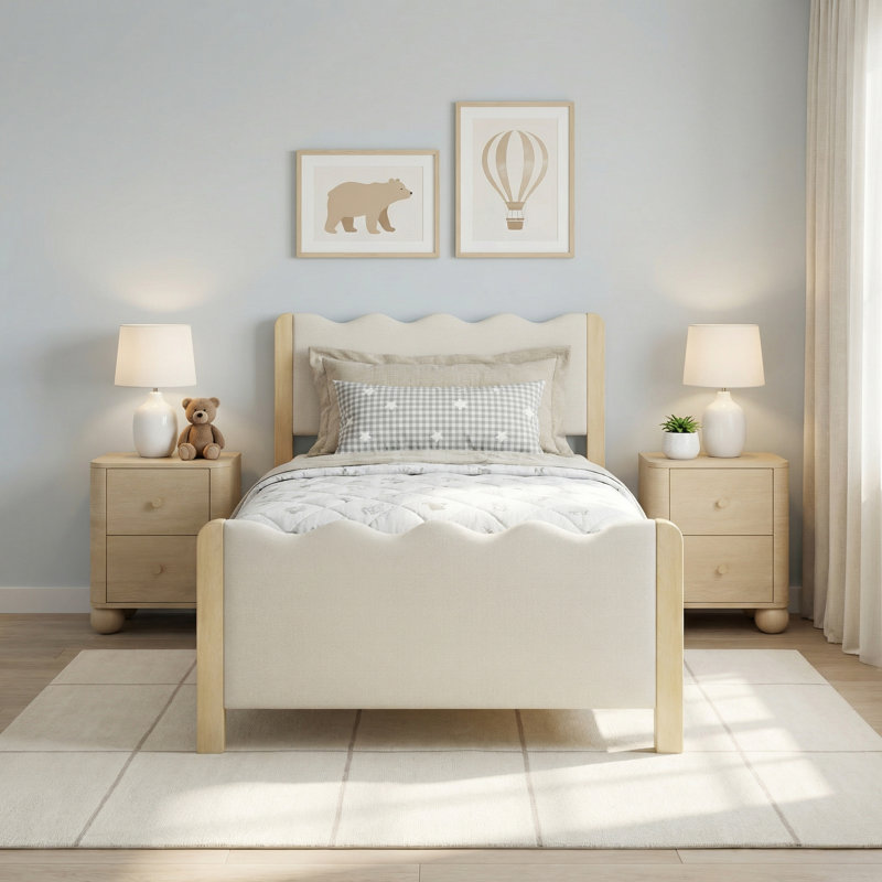 Lit simple rembourré Modern