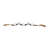 Cole And Grey Marble Garland Decorative White Candle Holder With Brown Tassel And Black Beads-1158067856
