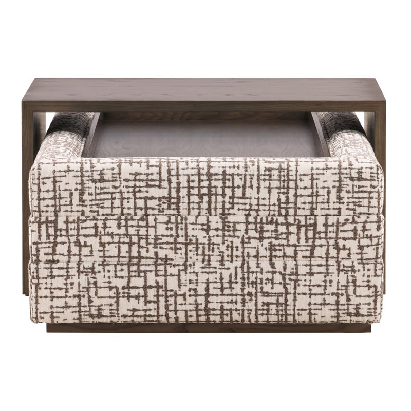 Boyden Bumper with Wood Tray/Wide Overlay, Wrenn, Nadia Linen