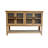 Accent Glass Door Wooden Sideboard Cabinet