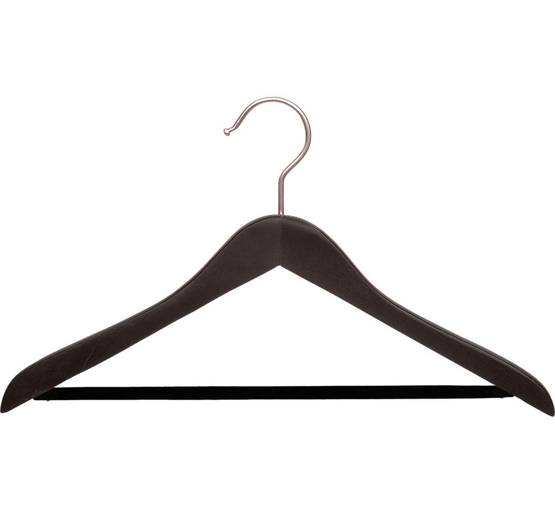Yearby Wood Non-Slip Standard Hanger Rebrilliant 