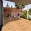 30cm L x 30cm W Interlocking Wood Deck Tile-1914721049