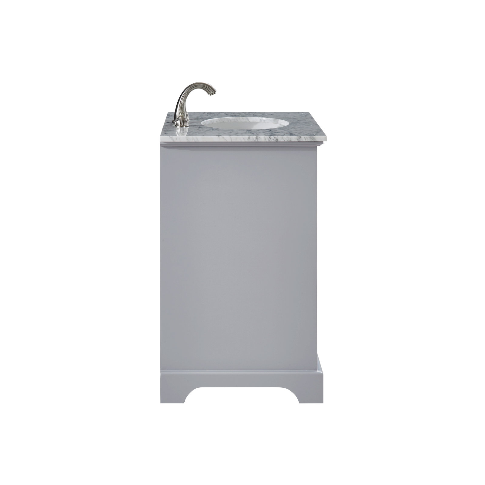 Hermes 30'' Single Bathroom Vanity, Light Gray
