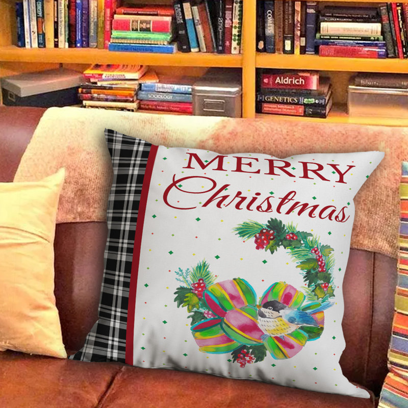 Outdoor Reversible Throw Pillow, 16" x 16"
