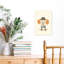 Cute Elephant Skater Playful Whimsical Contemporary Elephant Wall Art Print 1 Piece Wrapped Canvas Wall Art-448412607