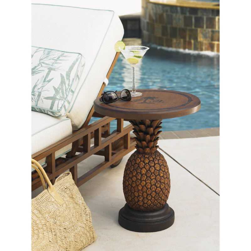 Alfresco Living Side Table, Brown