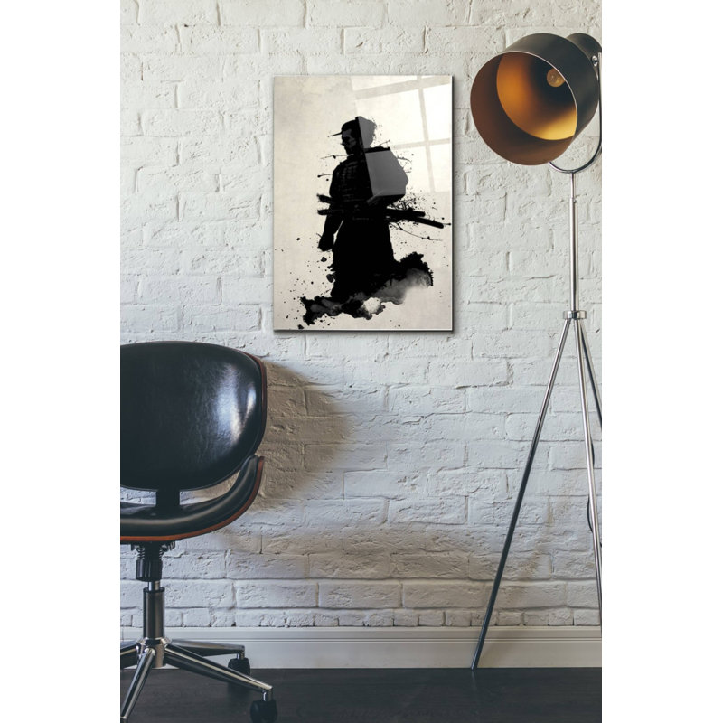 Trinx «Samurai» par Nicklas Gustafsson, art mural en verre acrylique, H 24 po x l 16 po x P 0,12 po