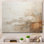 «Beige and Brown Paint Fusion», peinture abstraite sur toile