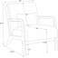 Fauteuil en velours côtelé Corduroy-132793144-132793145