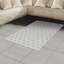 Tapis décoratif floral à haute densité en fibres de polyester-42028860