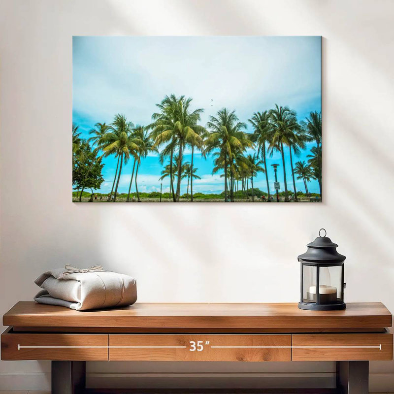 Gillard Florida Coconut Trees, 16" H x 24" W
