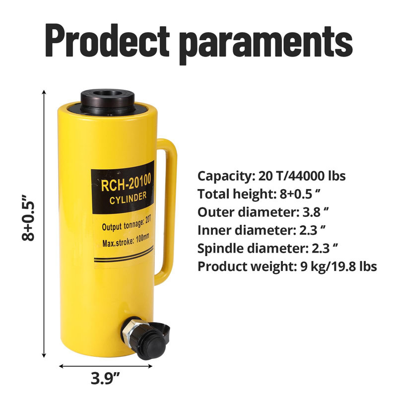 Hollow Hydraulic Cylinder Jack - Single Acting
