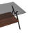Coffee Table and End tables Set of 3, Tempered Glass Table with MDF layer, Glass-106667874-106667875