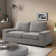 Vroni 71.6'' Upholstered Chenille Loveseat Square Arms Sofa Modern Style Couch with Detachable Sofa Cover