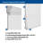Plastic 1" Thick x 1-3/4" Wide x 96" Length Wall Base in White