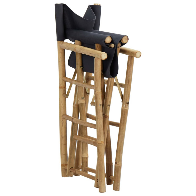 Gallatin Folding Director Chair, Dark Grey