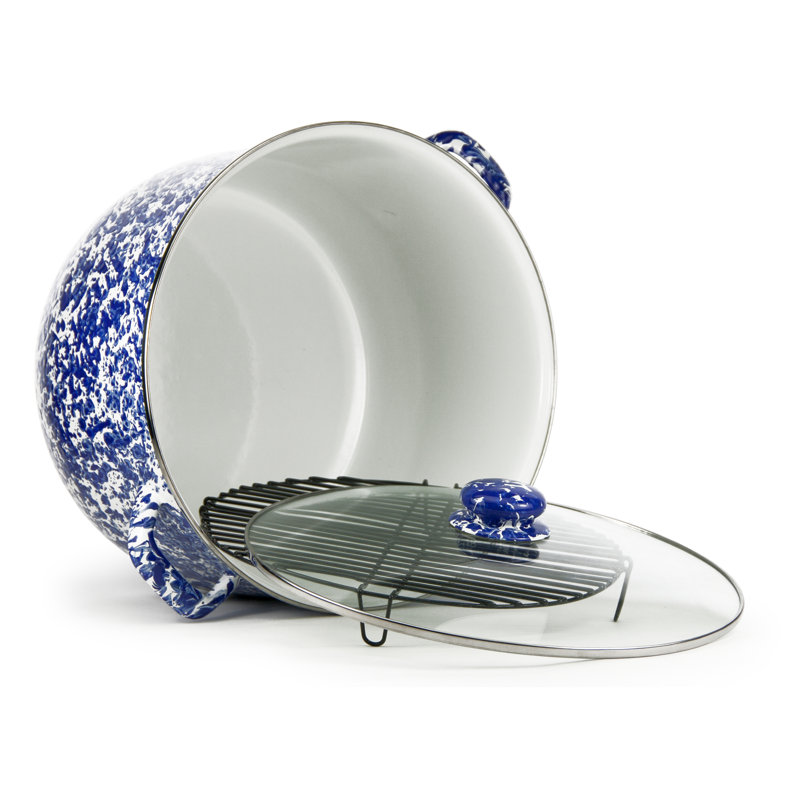 Cobalt Swirl 18qt Stock Pot