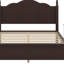Lit plateforme en bois et deux tables de chevet-4126938