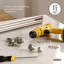 Tringle à rideau simple en acier CAPPA-94237690-94237689
