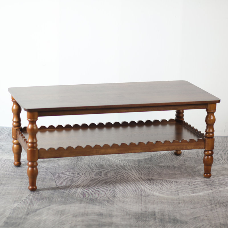 Rectangle Coffee Table Solid Wood Coffee Table