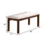 Banc en bois massif Aesara