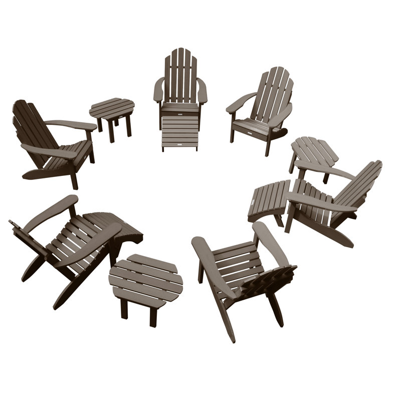 Anette 6 - Person Patio Conversation Set, Weathered Acorn