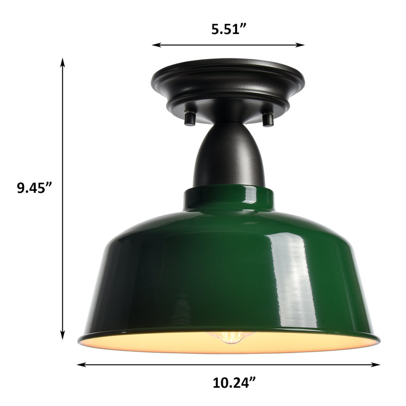 Plafonnier de couloir intérieur / extérieur, Vert