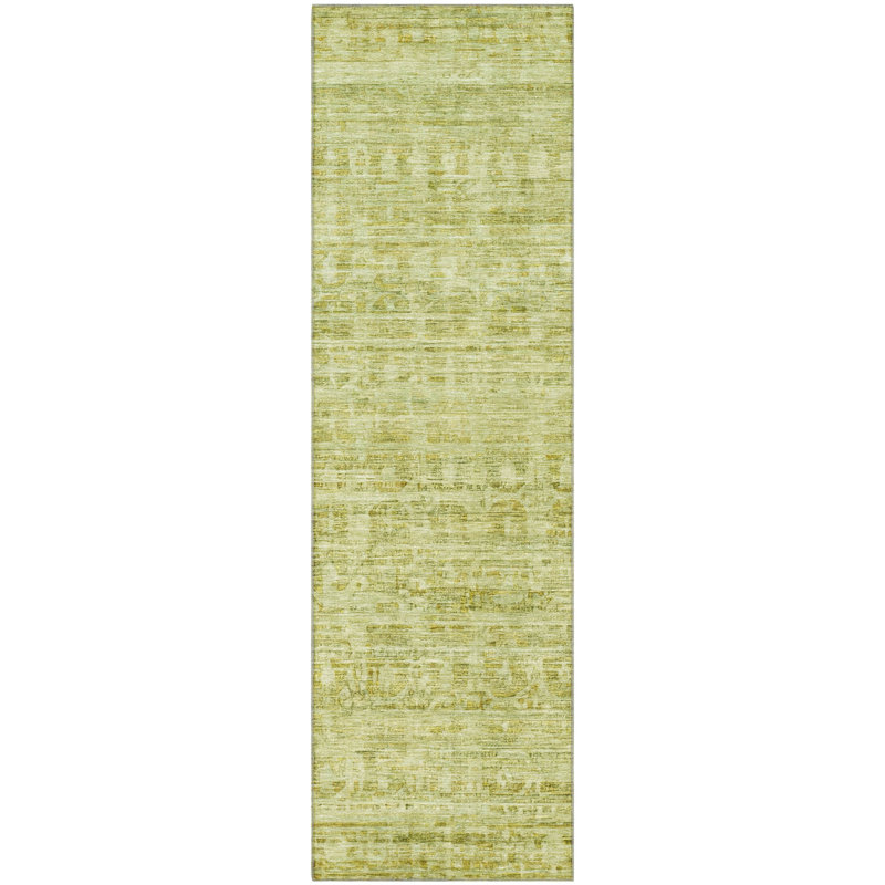 Premium Machine Washable Verlin AMF1775 Border Rug, Runner 2'3" x 7'6"