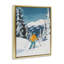 Skieur descendant sur cadre flottant en montagne, design par The Prints Vibe-1730972912-1730972913
