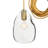 Bubble 1 - Light Brass Pendant