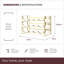 Tabletop Wine Bottle Rack Gold