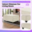 Repose-pieds en velours UnaMara pour le salon, repose-pieds multifonctionnel et table basse-1748632892