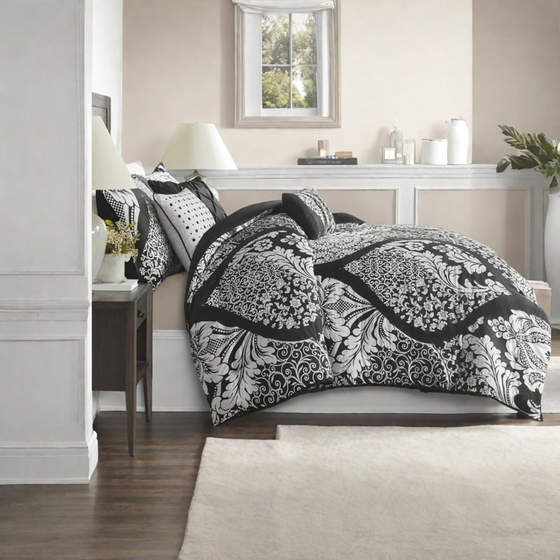 Ensembles de literie en coton de qualité supérieure, très grand, style damassé moderne