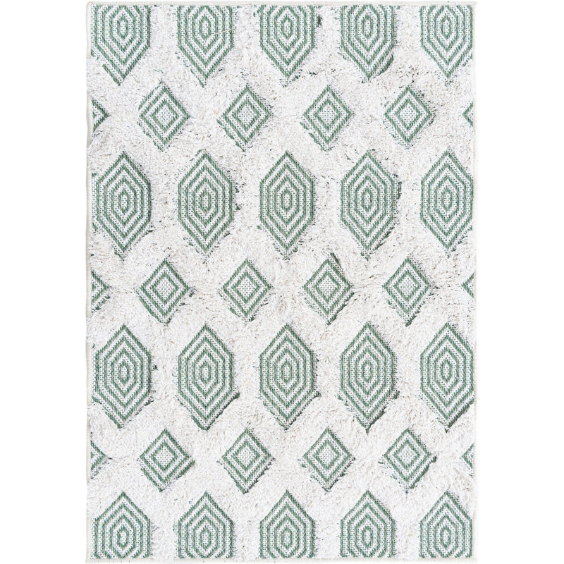 Mishti Cotton Geometric Indoor Rug, Rectangle 2'3" x 3'